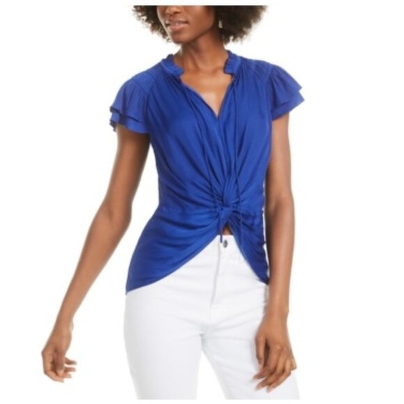 Current Air Twist-Front Blouse - Picture 1 of 6